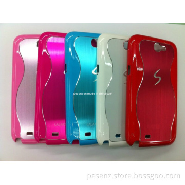 Cell Phone Cover of Small Pretty Waist, Phone Covers for Samsung N7100, Brushed Metal Cell Phone Cover